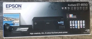 Epson EcoTank Photo ET-8550 Kolorowa drukarka atramentowa All-In-One - czarna - Zdjęcie 1 z 4