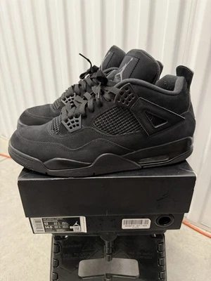 Nike Air Jordan 4 Retro Mid Negro Gato Talla 13 Para Hombre - CU1110-010 Foto 1 de 4