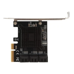 PCI E To 3.0 Expansion Card 6.0Gbps 6 SATA3.0 Interface 4X 8X 16X Great SAL - Bild 1 von 24
