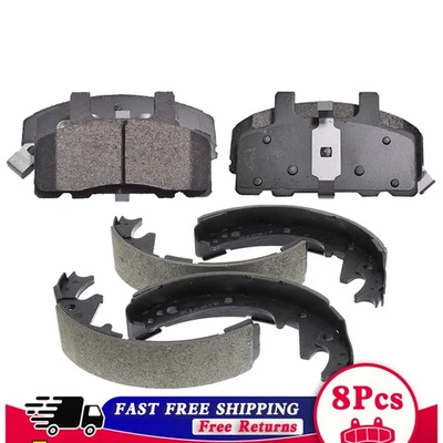 ​Front Pads & Rear Shoes For Chevy S10 GMC Jimmy Buick Century Regal 90s​ - Image 1 of 4