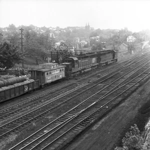 Penn Central (PC) - SD45 - #6168 - Original B&W negative - Picture 1 of 1