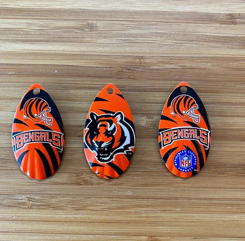 NFL Cincinnati Bengals Football Decorative Fridge Magnets 3 Pack Cover
