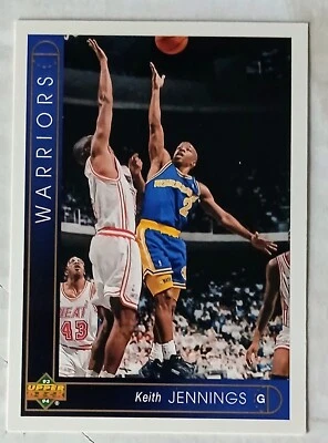 1993-94 Upper Deck - #82 Keith Jennings Golden State Warriors  - Image 1 of 2