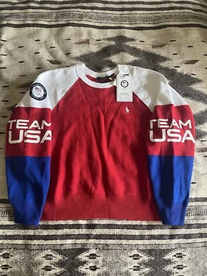 Polo Ralph Lauren Team USA 2022 Women’s Sweatshirt Size L Multicolor - Image 1 of 4