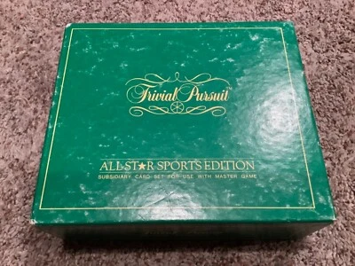 Vintage TRIVIAL PURSUIT All-Star SPORTS EDITION Set of Cards Only - Image 1 of 4