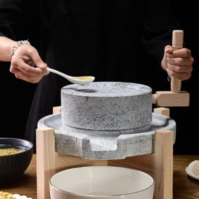 Steingetreidemühle Handgefertigte -  Mühle für trockene & nasse Lebensmittel - Bild 1 von 4