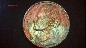 1999 D Jefferson Nickel Error! Improper planchet annealing! - Picture 1 of 19