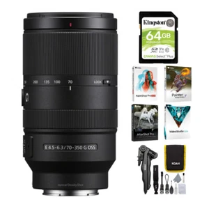 Sony E 70-350mm F4.5-6.3 G OSS Lens with Software Suite and Accessory Card - Picture 1 of 12
