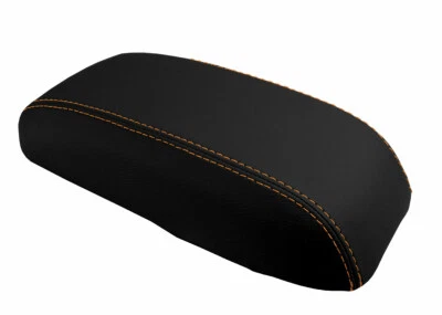 Console Lid Pull Over Armrest Cover Leather for Dodge Neon 00-05 Orange Stitch - Imagem 1 de 4