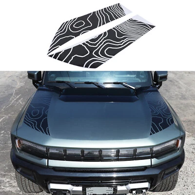 Наклейка на капот Hummer EV 2024-25 наклейка аксессуары ПВХ - Изображение 1 из 4