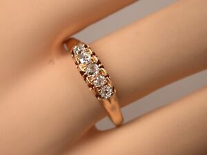 uralter antiker Diamant Ring Gold 750