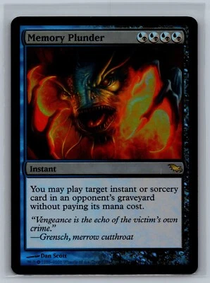 Magic The Gathering Shadowmoor Memory Plunder #169/301 Foil MTG TCG CCG - Image 1 of 2