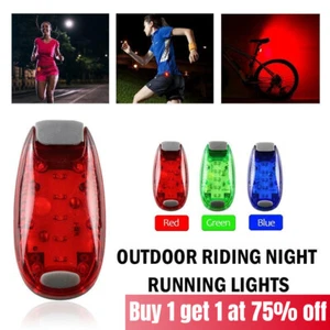 Bike Tail Light Bicycle Battery Powered 5 LED Safety Rear Lamp Flashing Warning - Picture 1 of 14
