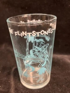 HANNA BARBERA The FLINTSTONES FRED IN HIS CAR BLUE WELCH's 1962 DRINKGLAS - Bild 1 von 7