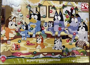 Bluey's Family Christmas Surprise Pack  Advent Calendar NIB - Picture 1 of 2