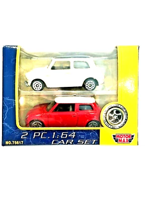 Motor Max Diecast Mini Cooper 2-Car Set 1:64 - Image 1 of 2