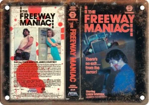 The Freeway Maniac Vintage VHS Cover Art 12" x 9" Reproduktion Blechschild V61 - Bild 1 von 1