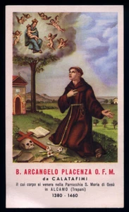 santino-holy card B.ARCANGELO PLACENZA DA CALATAFIMI - Imagen 1 de 1