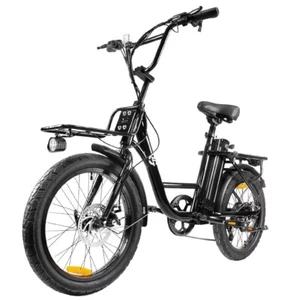 20'' Electric Bike For Adult 1000W 26MPH 32 Miles 5 Speed City Commuting E-bike - Picture 1 of 5