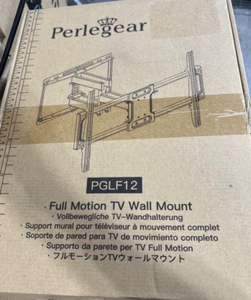 Perlegear Full Motion TV Wall Mount 37”-82” Articulating Arms Swivel Flat/Curved - Picture 1 of 2