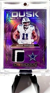 Micah Parsons 2024 Panini Obsidian #SDM-MPS Dusk Purple Holo /49 Dallas Cowboys - Imagen 1 de 3