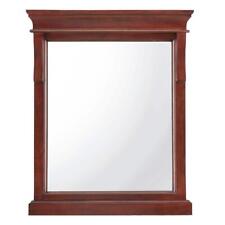 Home Decorators Vanity Mirror 23.5" Wood Frame Rectangular Shape in Tobacco