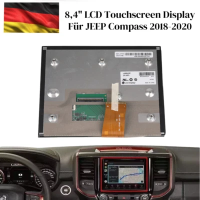 8,4" LCD Touchscreen Display Navi Ersatz Für JEEP Compass 2018-2020 Uconnect 4C - Bild 1 von 4