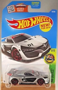 2016 Hot Wheels #79 HW Exotics 9/10 RENAULT SPORT R.S. 01 Silver w/Red Trap5 Sp - Picture 1 of 4