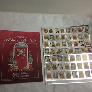 2007 American Lung Holiday Gift Tags and Sheet of Stamps - Picture 1 of 6