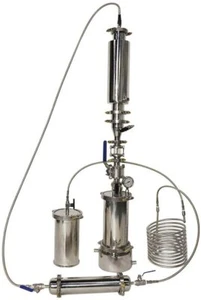 1LB Closed Loop Extractor Hemispheric Dewaxing Plant Extraction Device Equipment - Picture 1 of 7