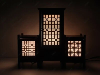 Lámpara patrón tradición coreana Foto 1 de 4