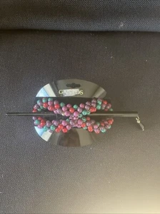 Vintage Gantos Hair Bun Hair Slide Bohemian Bun Holder 4inch H13 - Picture 1 of 4