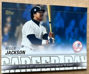 REGGIE JACKSON HOF 2012 TOPPS CAREER DAY #CD-12 NM-MT Condition - Picture 1 of 2
