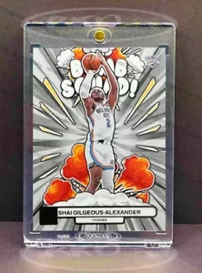TARJETA DE INVERSIÓN SHAI GILGEOUS-ALEXANDER RARA ESCUADRÓN BOMBA PANINI SSP MVP COMO NUEVA - Imagen 1 de 4