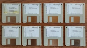 MICROSOFT ACCESS 1.1 x WINDOWS- 8 FLOPPY DISK, senza scatola. - Foto 1 di 1