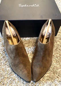 Splendid Women’s Hertha Brown Suede Ankle Bootie Boots Size 6.5 LL1827 - Picture 1 of 8