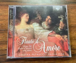 Flauto D'Amore CD (2016) Music for Flute and Piano Ginevra Petrucci Paola Pisa - Picture 1 of 3