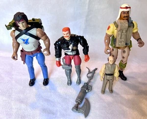 Lot Of 4 Vintage Action Figures Rambo Star Wars Cops N Crooks 1980’s 3-1/2 to 7” - Picture 1 of 24