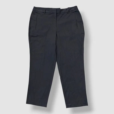 Pantalones de tiro alto Rafaella para mujer azules 'The Straight' talla grande 20W Foto 1 de 2