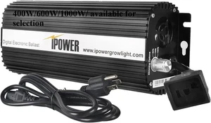 iPower400/600/1000w Dimmable Digital Electronic Ballast for MH HPS Bulb 120~240V - Picture 1 of 31