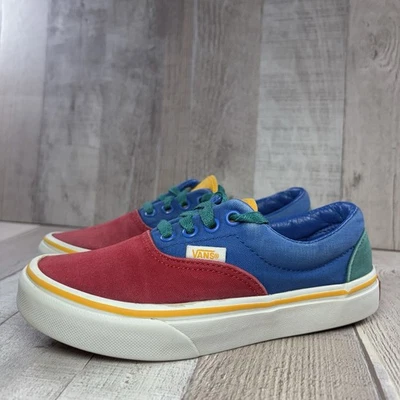 Zapatillas deportivas Vans Era Primary Block azul lapislázuli para niños talla 1,5 niños pequeños PS zapatos Foto 1 de 4
