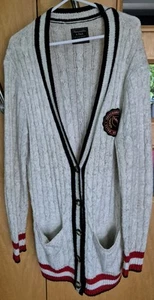 Ladies Abercrombie & Fitch Varsity Cardigan Medium - Picture 1 of 3
