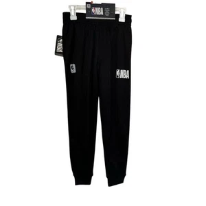 NBA Youth Jogger Sweatpants  Black and Heather Gray Size 10/12 - Picture 1 of 5