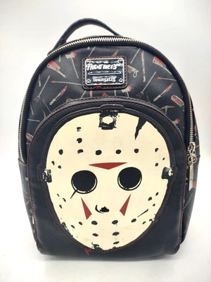 Loungefly Friday the 13th Jason Máscara Mujer Doble Correa Bolso de Hombro Cartera Foto 1 de 4