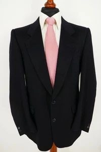 Windsor Herbst Winter Sakko Gr.50 100% Kaschmir Blau Schwarz Top Zustand - Bild 1 von 8