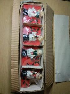 Vintage Inarco Singing Children Noel - 4 Pieces - New - 4" - Picture 1 of 20
