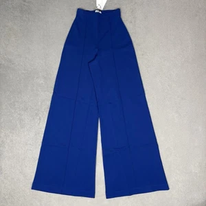 Ripley Rader Ponte Hose weites Bein royalblau hoher Bund Stretch Gr. 4 Large L neu mit Etikett - Bild 1 von 11