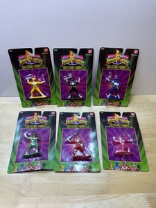 Juego de 6 mini figuras Ban Dai 1993 Mighty Morphin Power Rangers totalmente nuevas - Imagen 1 de 7