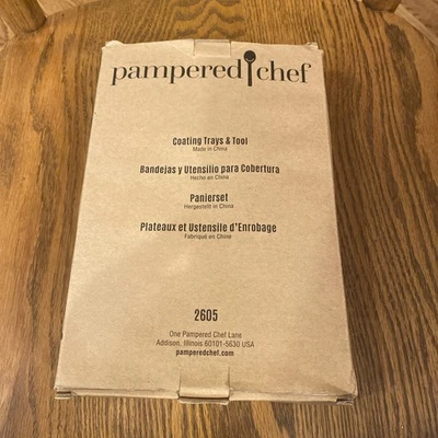 Pampered Chef Coating Trays and Tool #2605 - New Instructions - Image 1 of 4