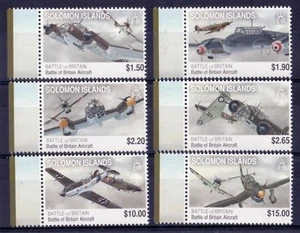 2010 70th battle Britain - Solomon islands - set 6v - Bild 1 von 1